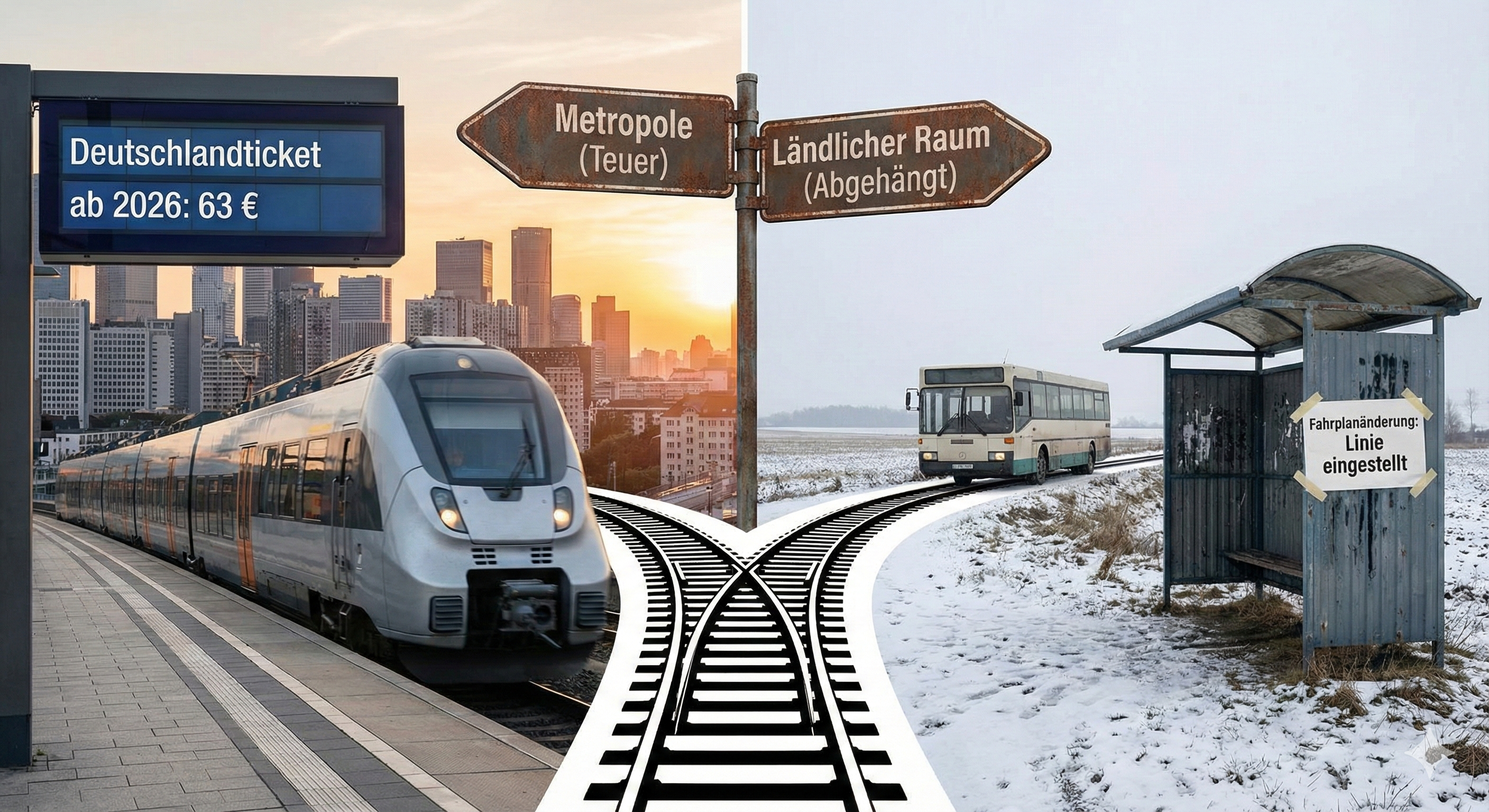 Deutschlandticket 2026: Analyse zum 63€-Paradigmenwechsel | Marcel Hardrath