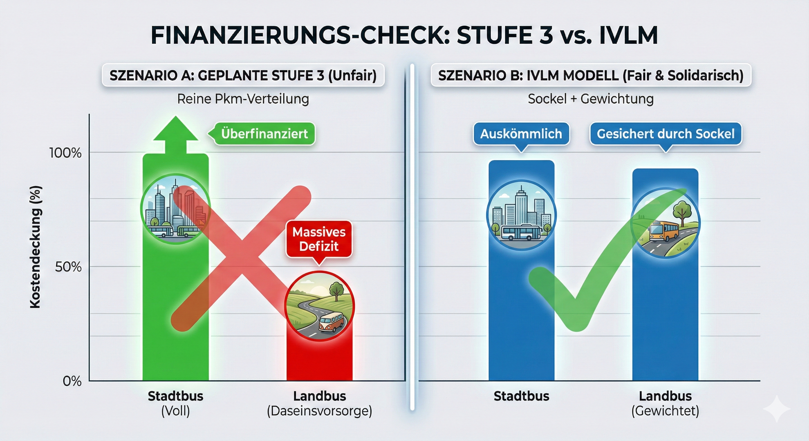 FINANZIERUNGS-CHECK: STUFE 3 vs. IVLM