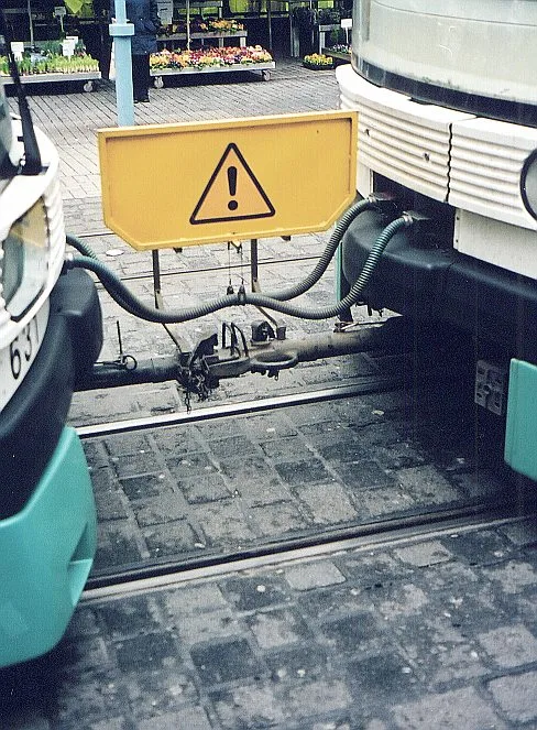 Albertkupplung bei Straßenbahnen
