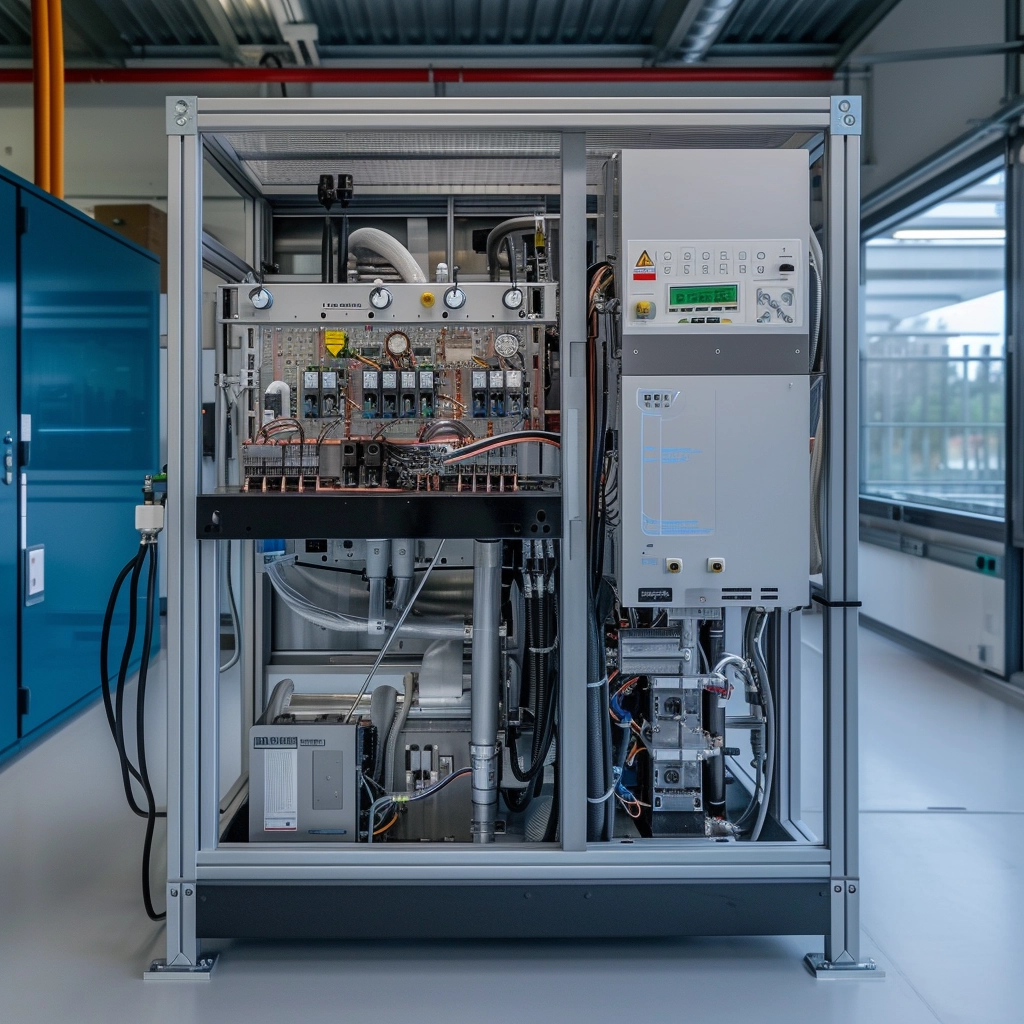 Kleine Elektrolyseanlage